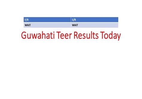 guwahati teer previous result|Guwahati Teer Result Today .